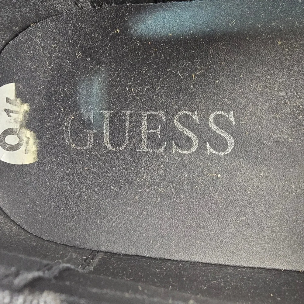 GUESS Mens Black Loafer Shoes Style GMHALDIE R Size‎ 9.5 U S